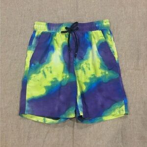 Vibrant Blue and Green Swim Shorts.mg-188